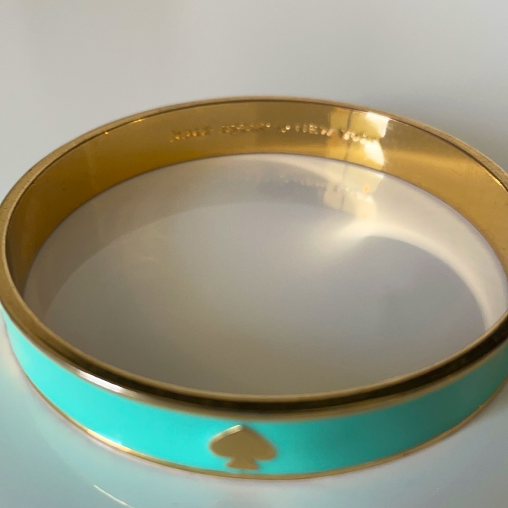 Kate spade mint and gold bangle - Picture 2 of 2